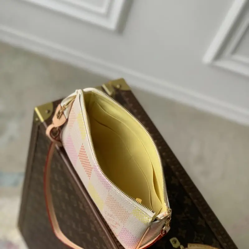 M40642 Pink (red check) 23.5x13.5x4cm High Quality Bags - Image 9