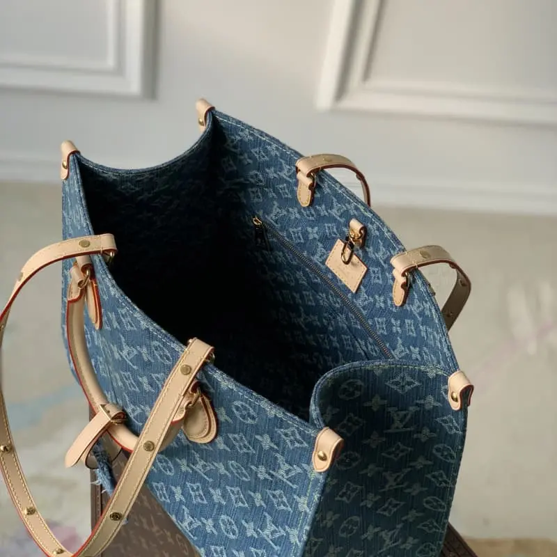 M46871 blue denim 35x27x14cm High Quality Bags - Image 9