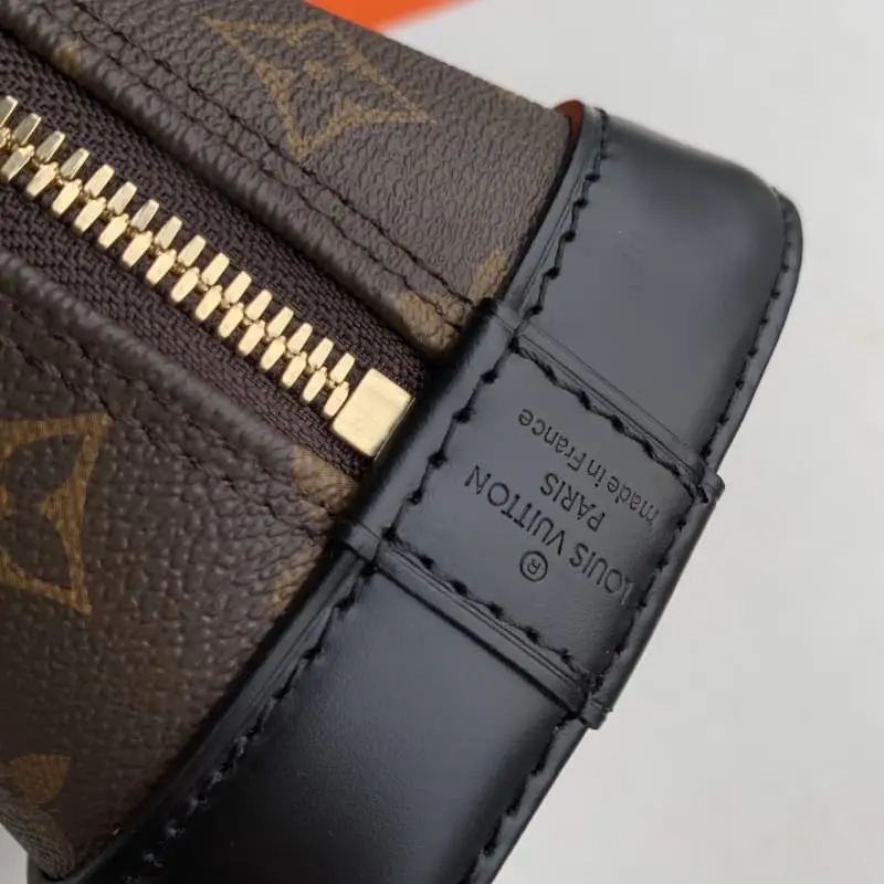 M53152 Black Leather 25x19x12cm High Quality Bags - Image 8