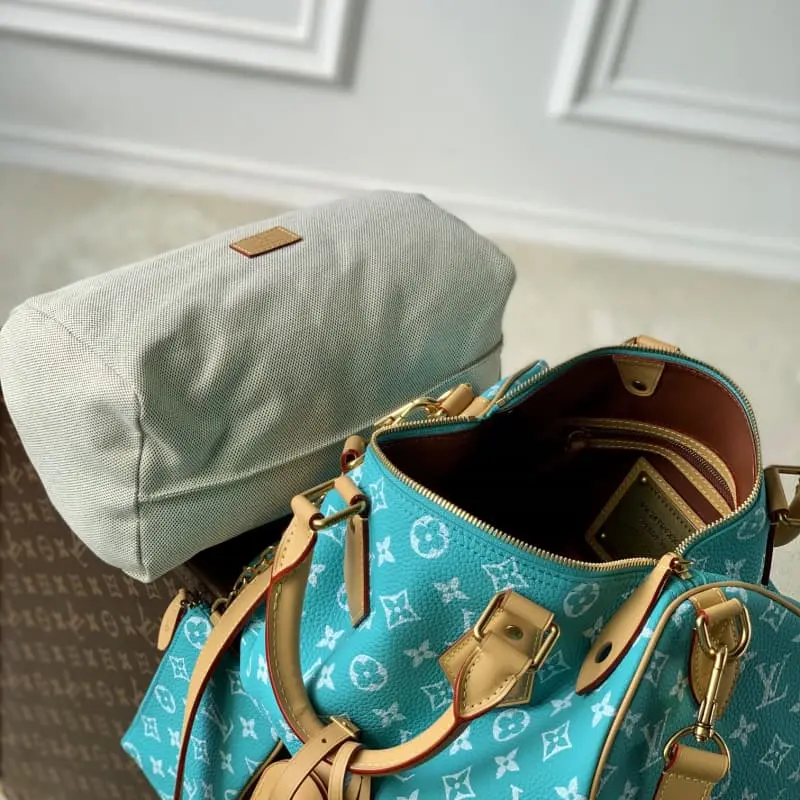 M21108 Lake Blue 30x17x21cm High Quality Bags - Image 9