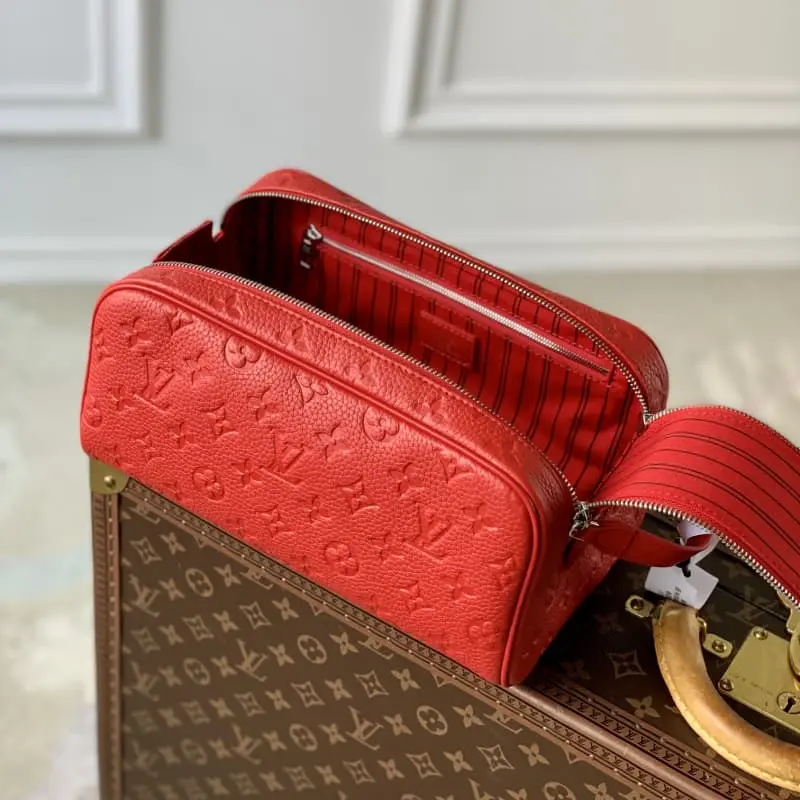 M12863 Embossed Red 28x15x16.5cm High Quality Bags - Image 9