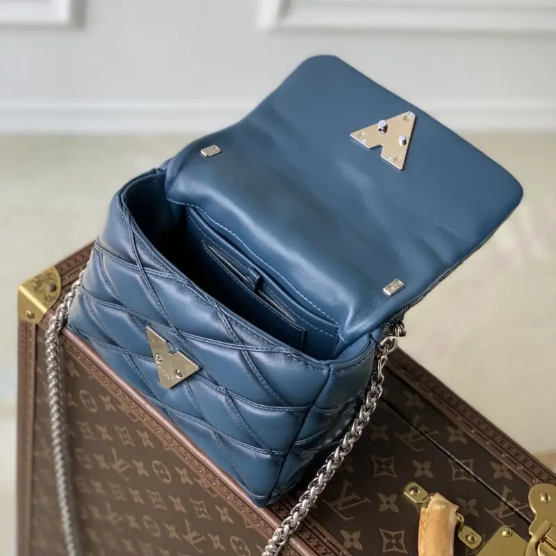 M12434 Denim Blue 14x9x20cm High Quality Bags - Image 9