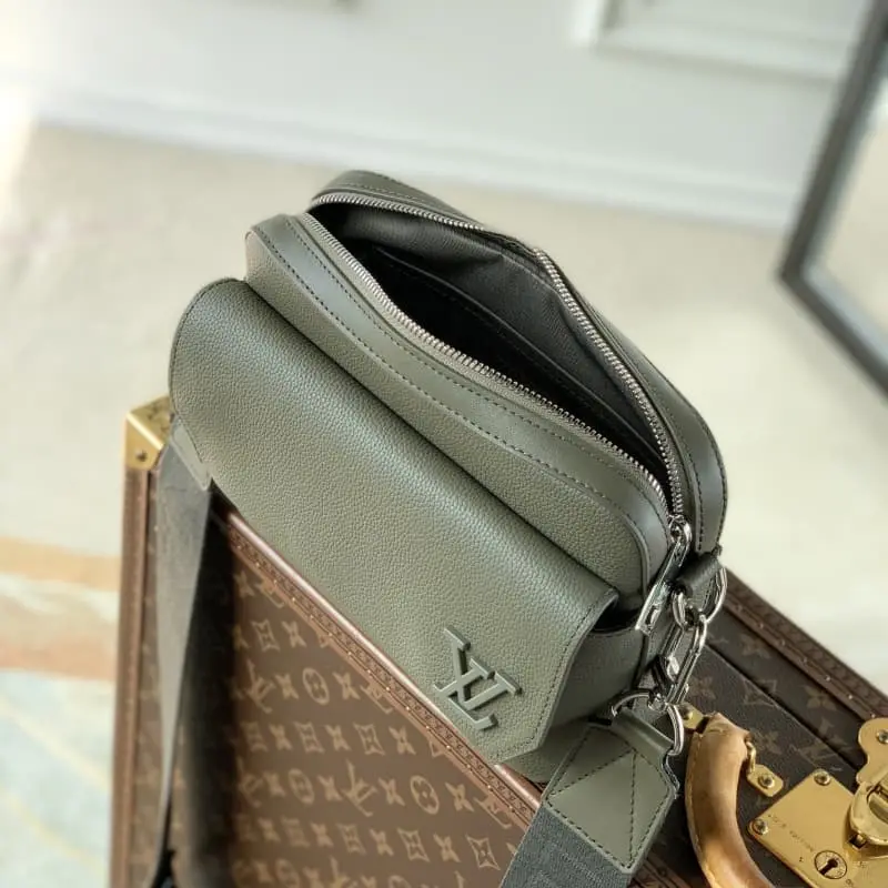 M22482 Grey Green 18x7x23.5cm High Quality Bags - Image 9