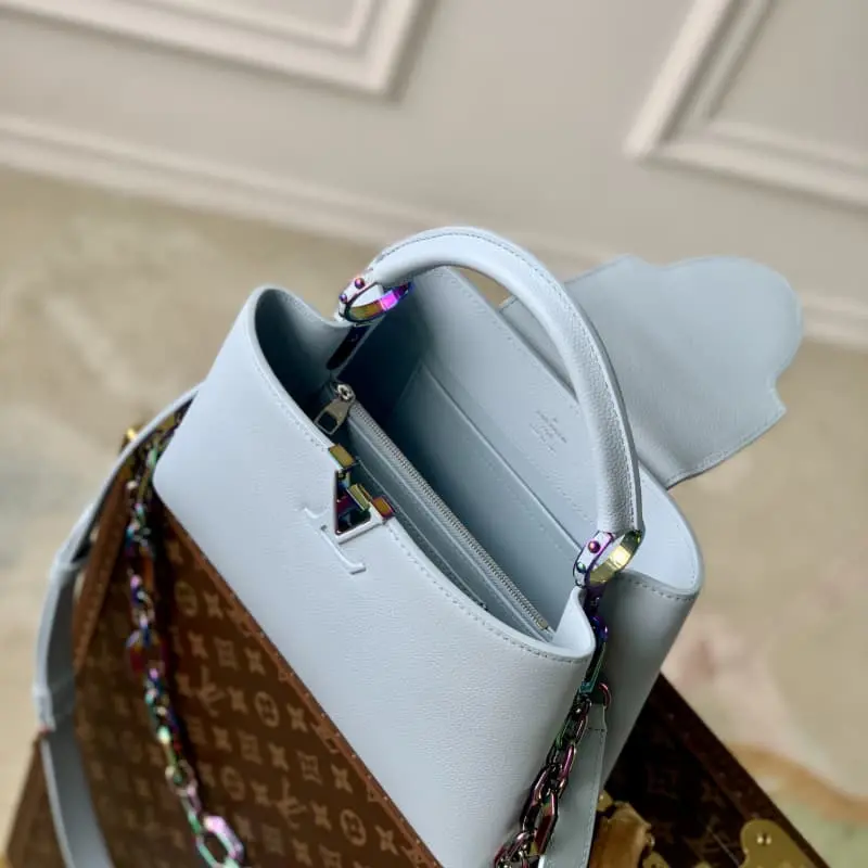 M11422 Blue Small 27x18x9cm High Quality Bags - Image 9