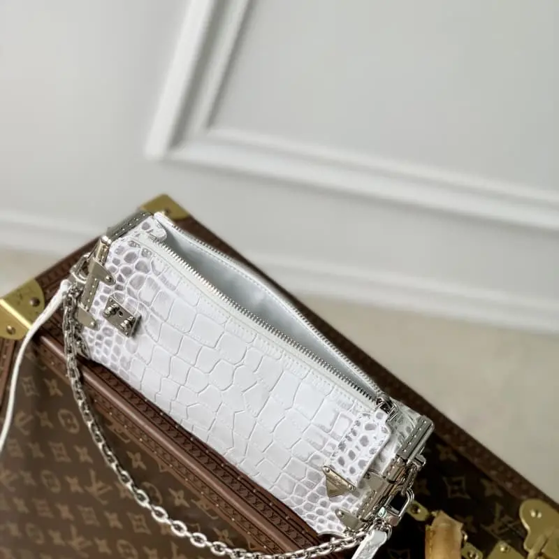 M25445 White (crocodile pattern) 23x12x4cm High Quality Bags - Image 9