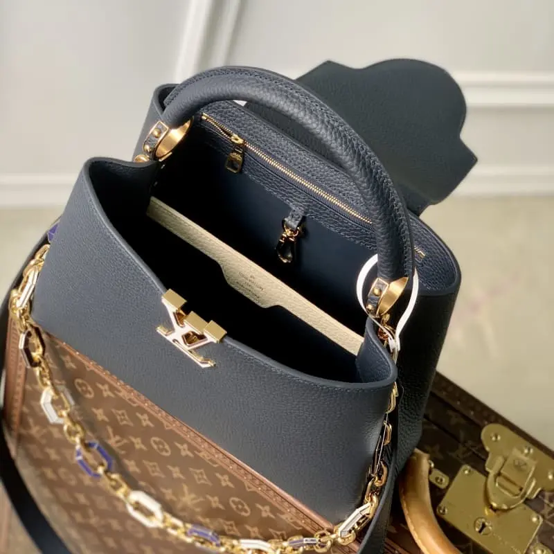 M24683 Dark BlueMedium 31x20x11cm High Quality Bags - Image 9