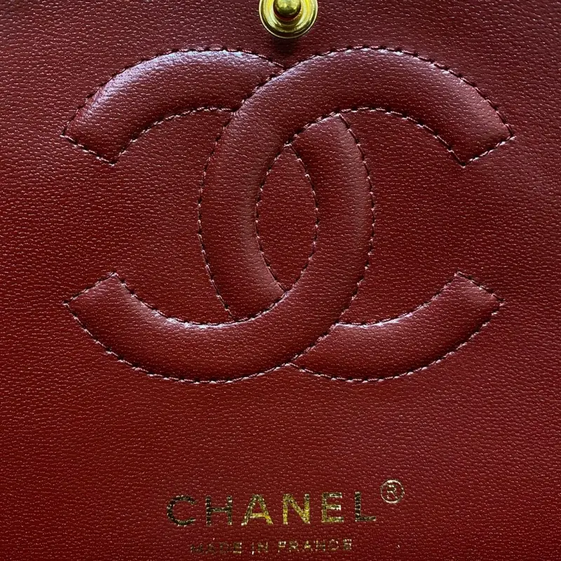 Medium 25cm Lichee Pattern Leather High Quality Bags - Image 9