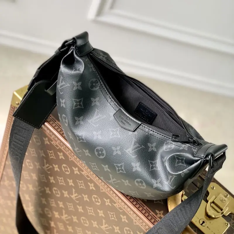 M47158 HH131 Black Flower 28.5x15x8cm High Quality Bags - Image 9