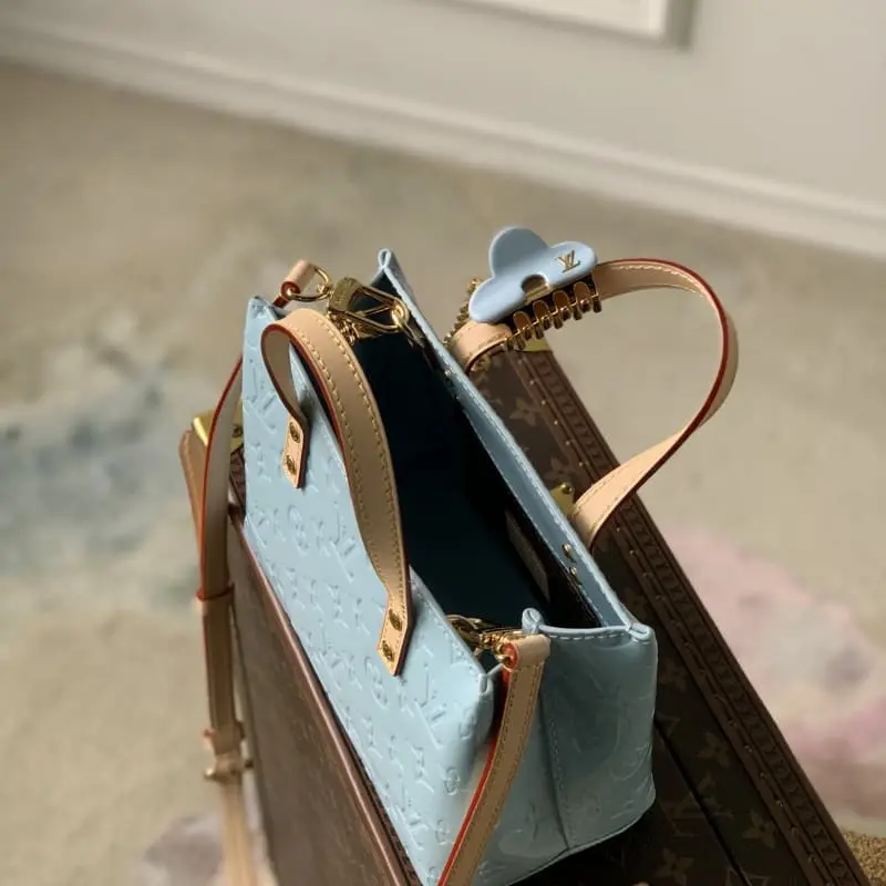 M24144 Sky Blue 22x16.5x11cm High Quality Bags - Image 8