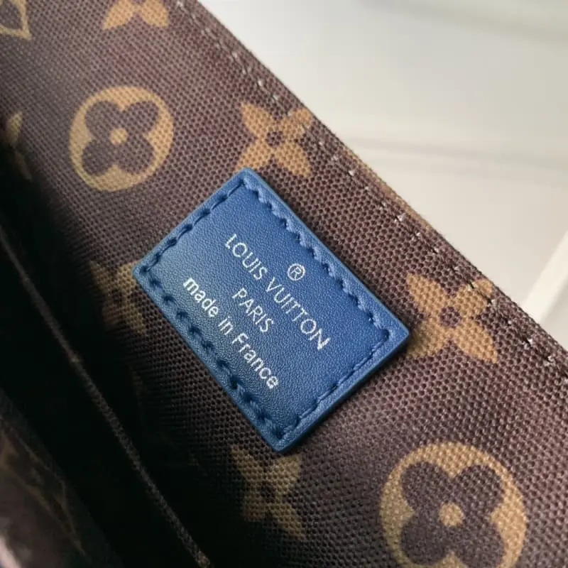 M23785 blue silk screen 26x20x7cm High Quality Bags - Image 8