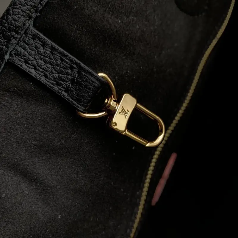 M21733 Black Flowers 31x28x14cm High Quality Bags - Image 8