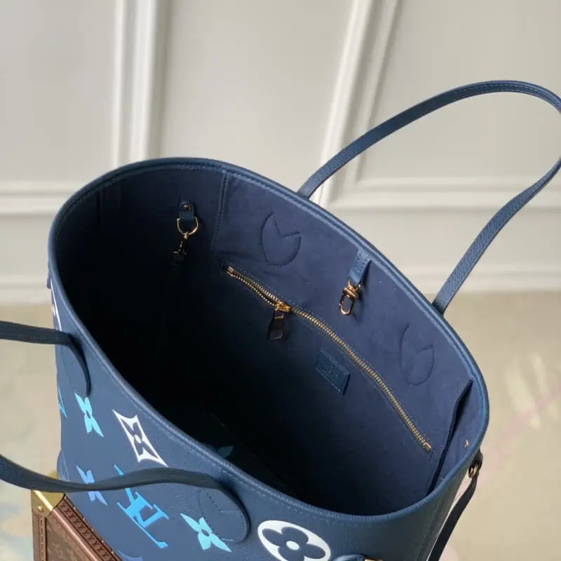 M46514 blue silk screen 31x28x14cm High Quality Bags - Image 8