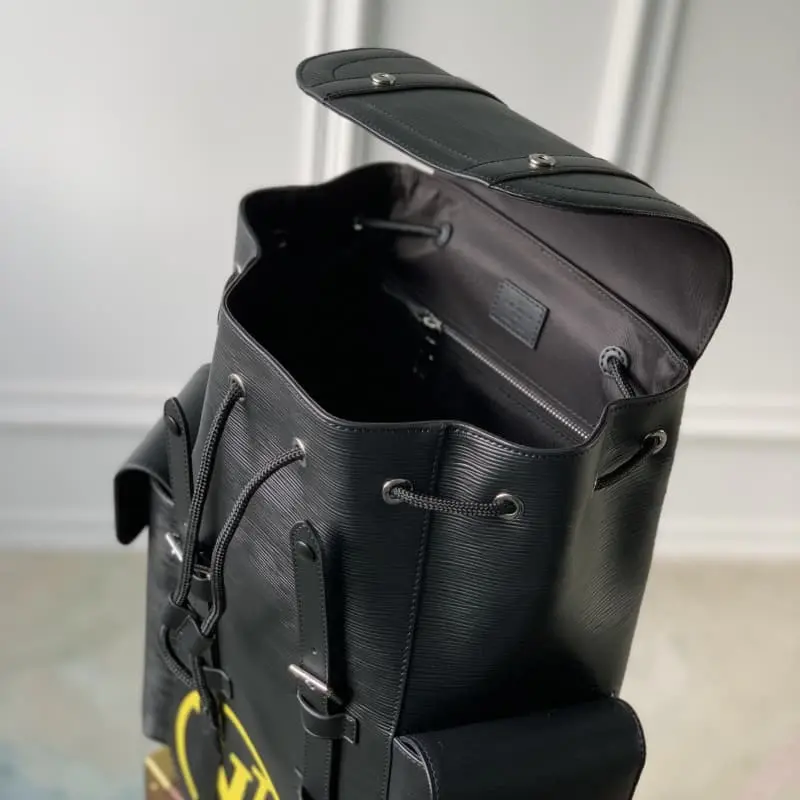 M41079 black with yellow 34x13x47cm High Quality Bags - Image 8