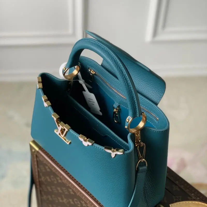 M23766 Blue Corolla 27x18x9cm High Quality Bags - Image 8