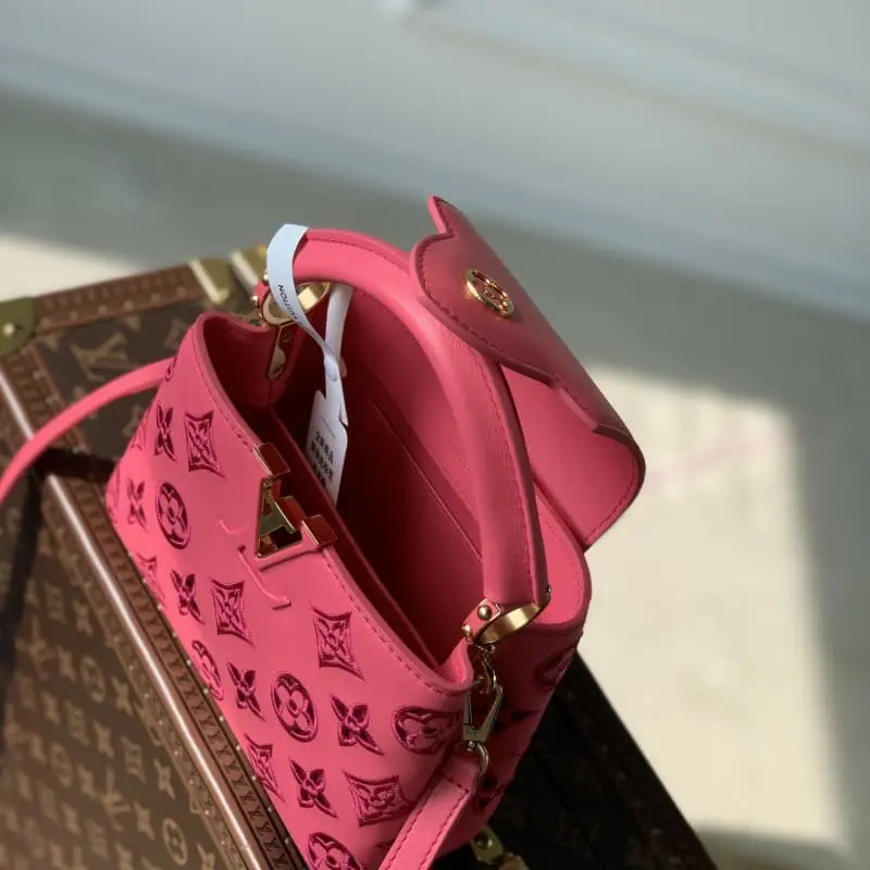 M22863 Embroidery Rose Red 21x14x8cm High Quality Bags - Image 8