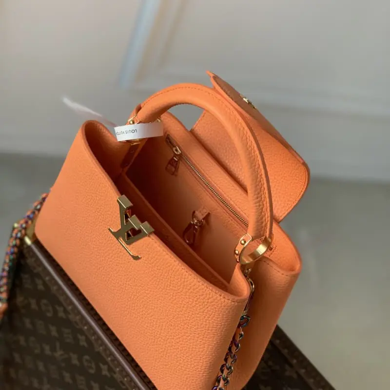 M22055 Coral Orange 27x18x9cm High Quality Bags - Image 8