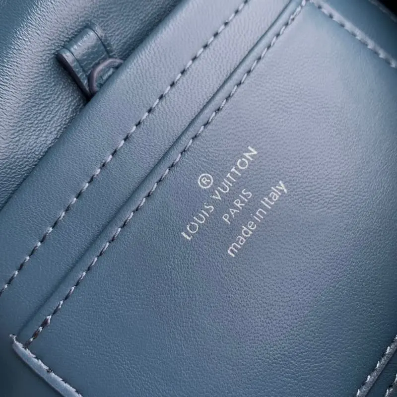 M12434 Denim Blue 14x9x20cm High Quality Bags - Image 8