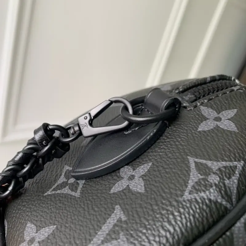 M24606 Black Flower S1 18x12.5x11cm High Quality Bags - Image 13