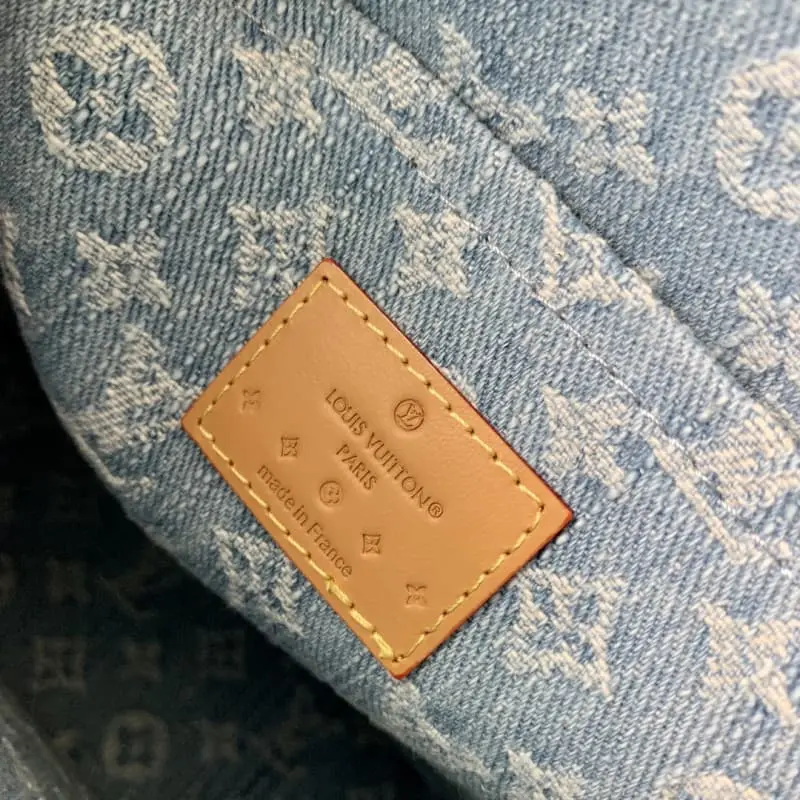 M47542 Light blue denim HH154 26x20cm High Quality Bags - Image 9