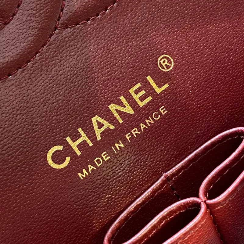 Medium 25cm Lichee Pattern Leather High Quality Bags - Image 8