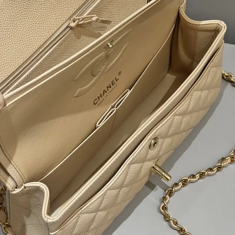 CF Medium 25cm Lychee Pattern Cowhide CM 6 High Quality Bags - Image 8