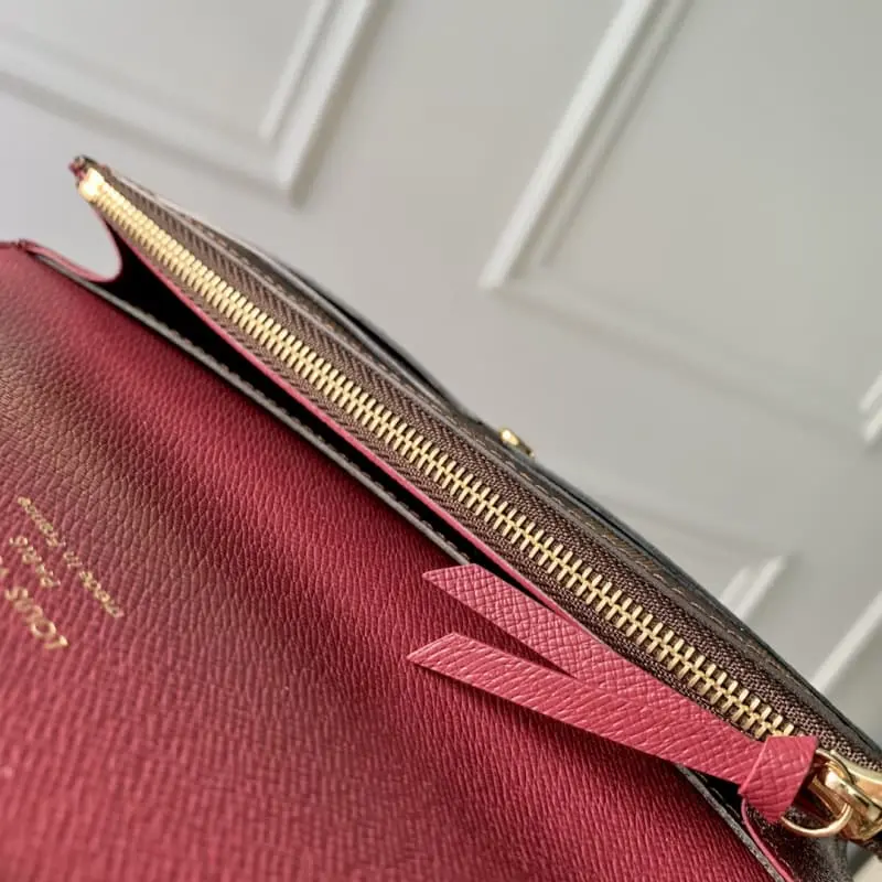 M63544 leather buckle brown purple 19x10cm High Quality Bags - Image 6