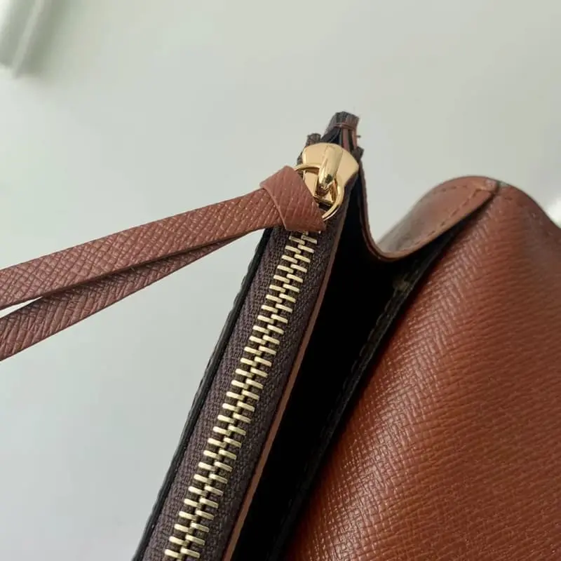 M60697 Gold button brown 19x10cm High Quality Bags - Image 7