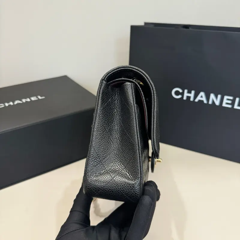 Medium 25cm Litchi Pattern Leather CM 9 High Quality Bags - Image 4