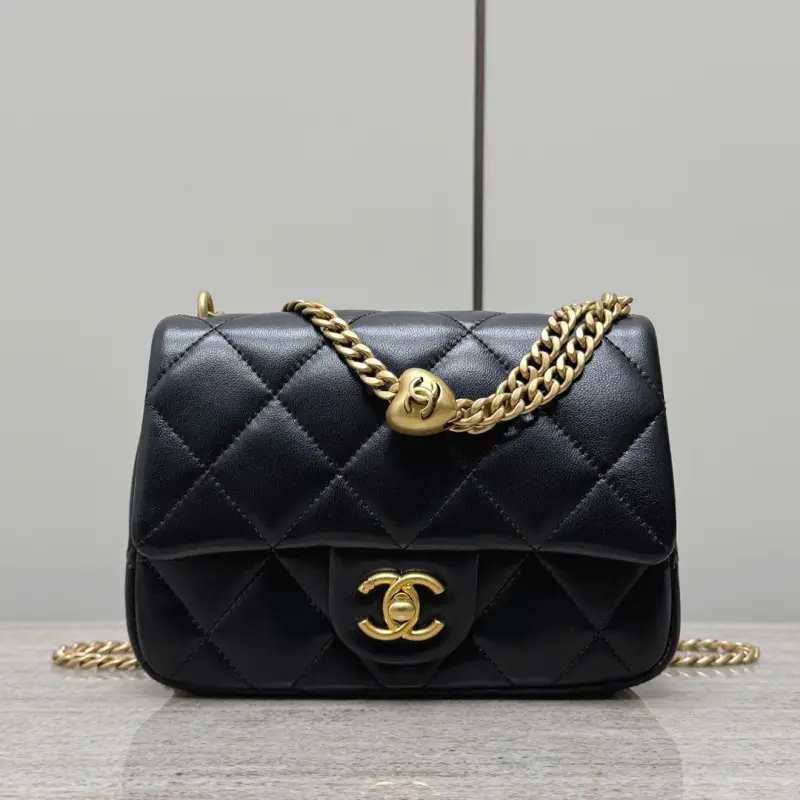 25c Heart 20 Black High Quality Bags