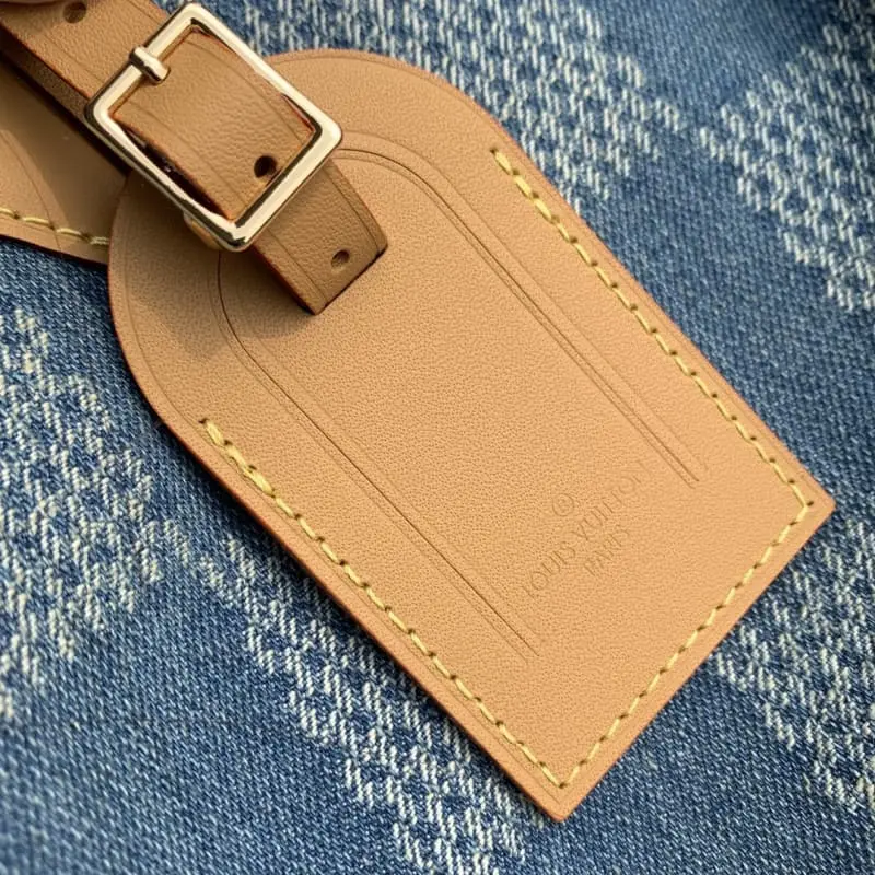 N40700 Blue Plaid 25x19x15cm High Quality Bags - Image 7