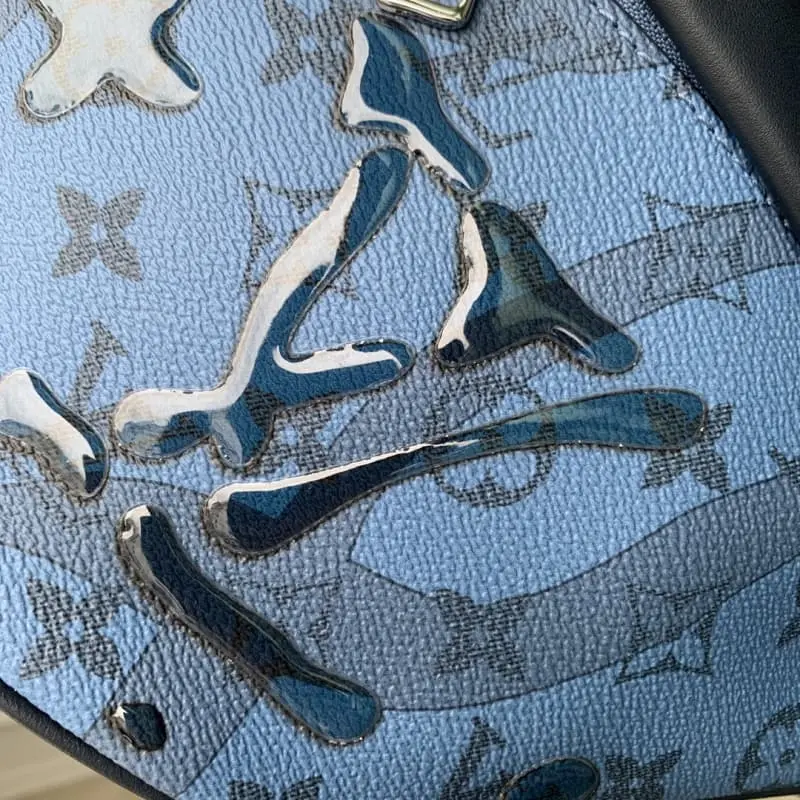 M22576 Crystal Dark Blue 44x15x9cm High Quality Bags - Image 7