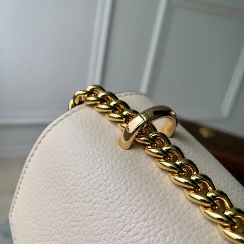 M22190 Pink and white 22.5x17x5.5cm High Quality Bags - Image 7