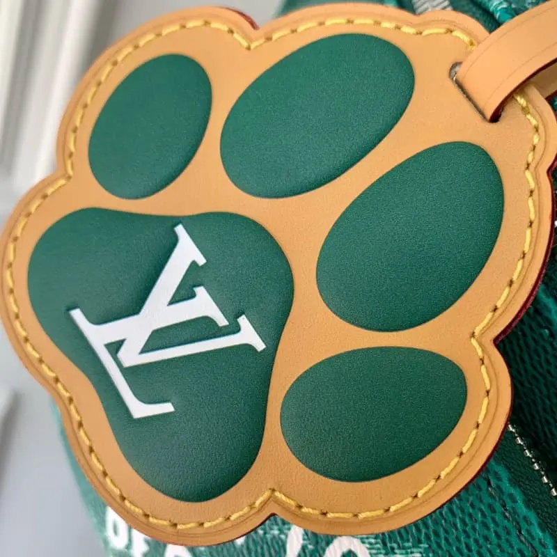 M12867 Green Flower 15x8x30cm High Quality Bags - Image 7