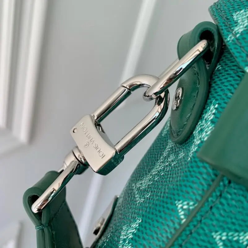 M12686 Green Flower 15x7x19cm High Quality Bags - Image 7