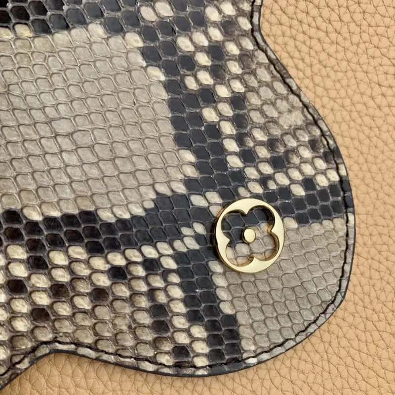 N80741 Tan with Python patternMini 21x14x9cm High Quality Bags - Image 6