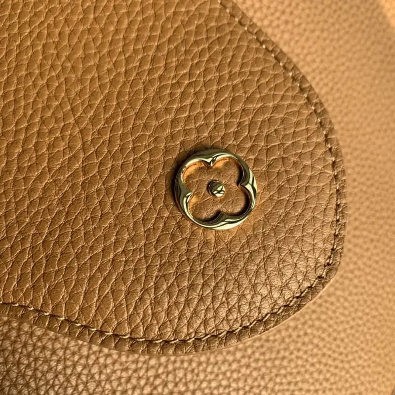 M21798 Brown gold buckle 27x18x9cm High Quality Bags - Image 7