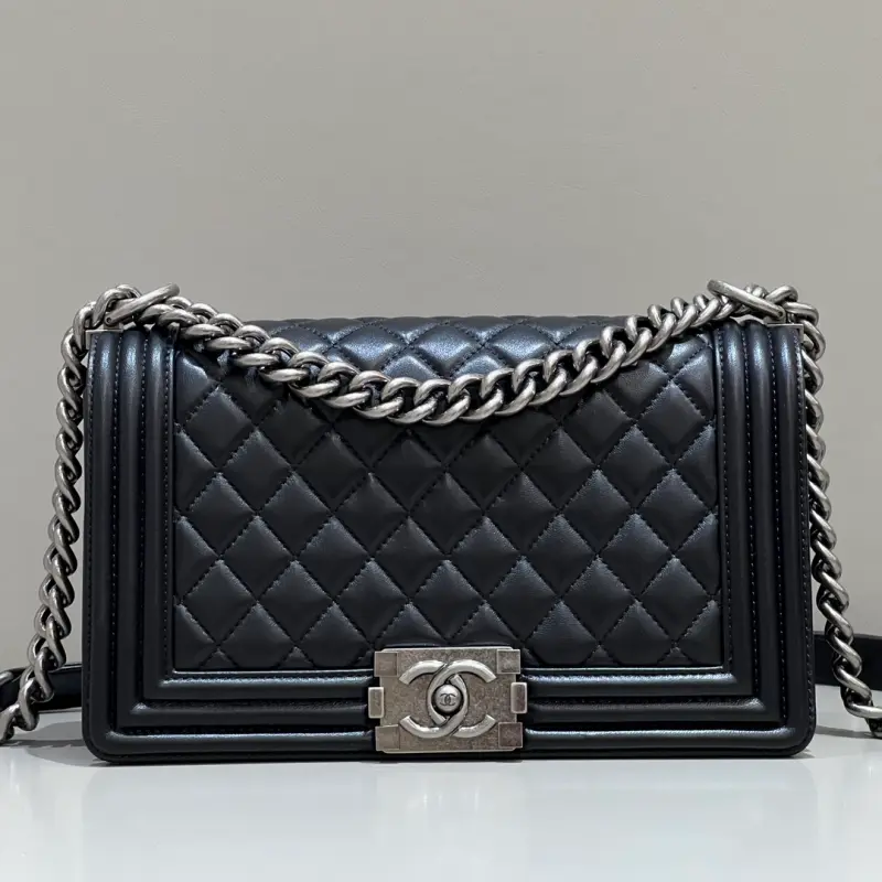 Leboy Medium 25cm Sheepskin High Quality Bags - Image 7