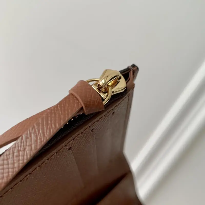 M41938 Leather buckle brown 12X9cm High Quality Bags - Image 7