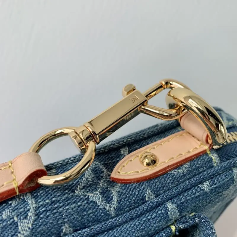 M82948 blue denim 14x18x2.7cm High Quality Bags - Image 6