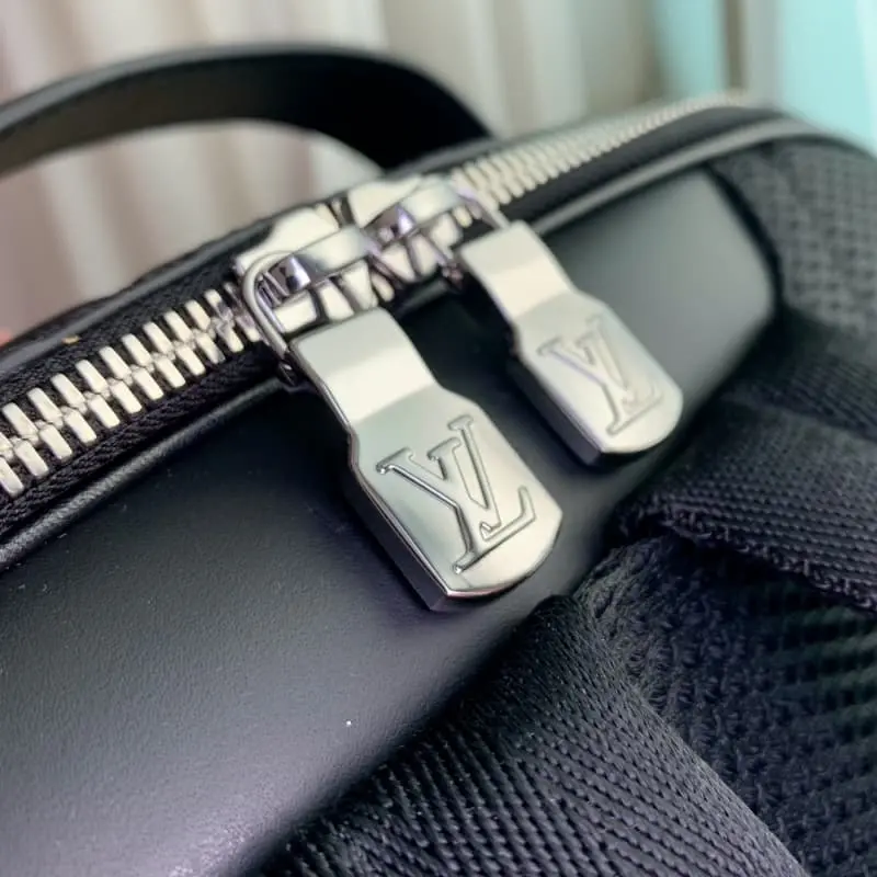 N40501 Black full leather embossed 40x31x15cm High Quality Bags - Image 6