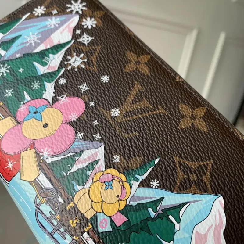 M60018 Snowflake Zipper Wallet 19.5x10.5x2.5cm High Quality Bags - Image 5