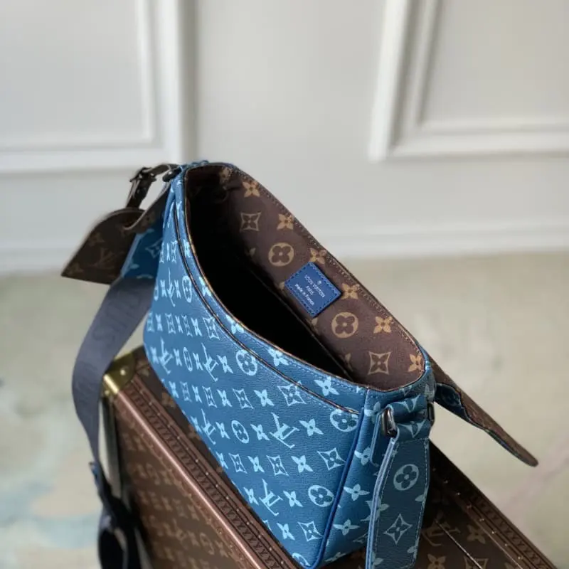 M23785 blue silk screen 26x20x7cm High Quality Bags - Image 6