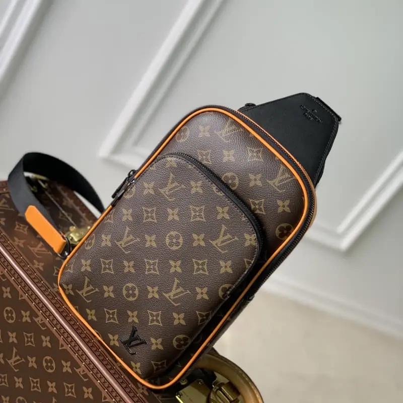 M46718 old flower yellow leather 20x31x7cm High Quality Bags