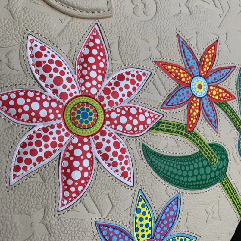 M46416 White flowers 35x27x14cm High Quality Bags - Image 6