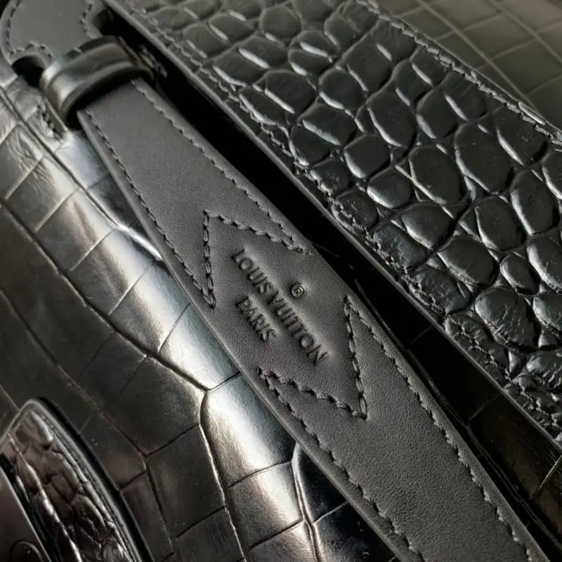 M84871 Black crocodile pattern 21x15x4cm High Quality Bags - Image 6