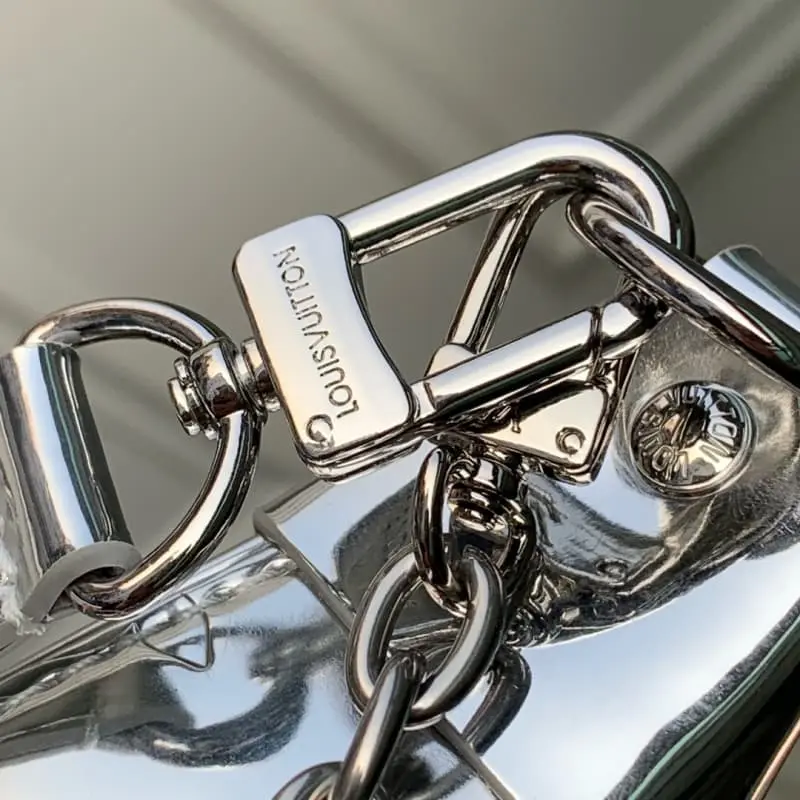 M11833 Silver 23x13x6cm High Quality Bags - Image 6