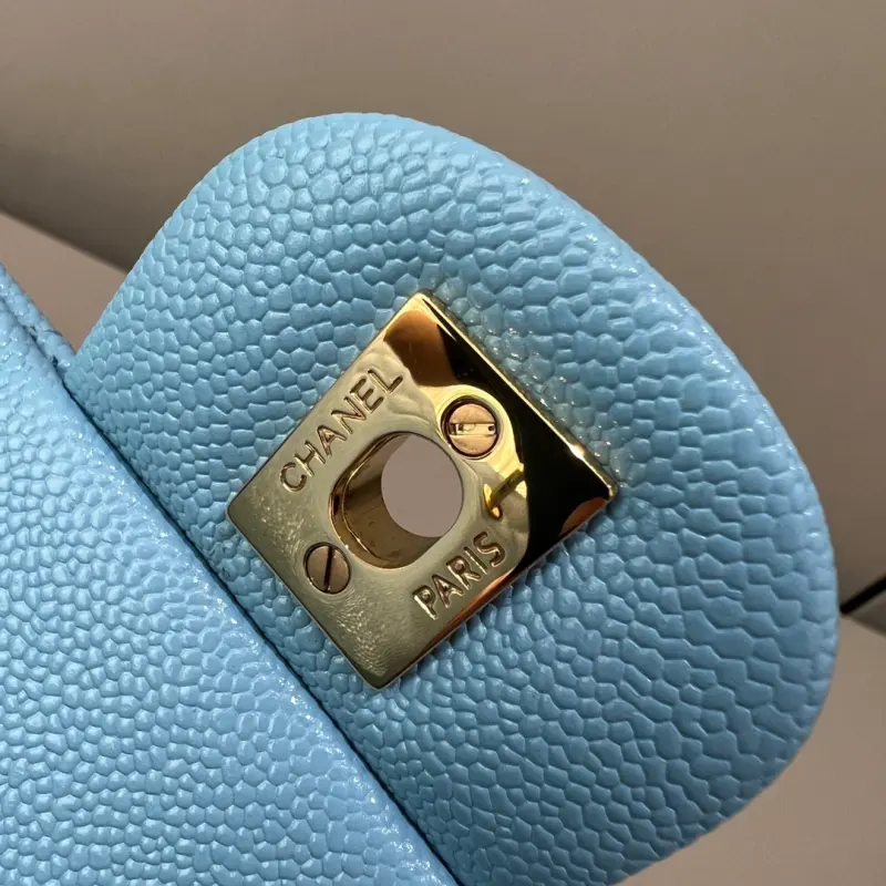 Medium 25cm Lychee Pattern Cowhide CM 7 High Quality Bags - Image 6