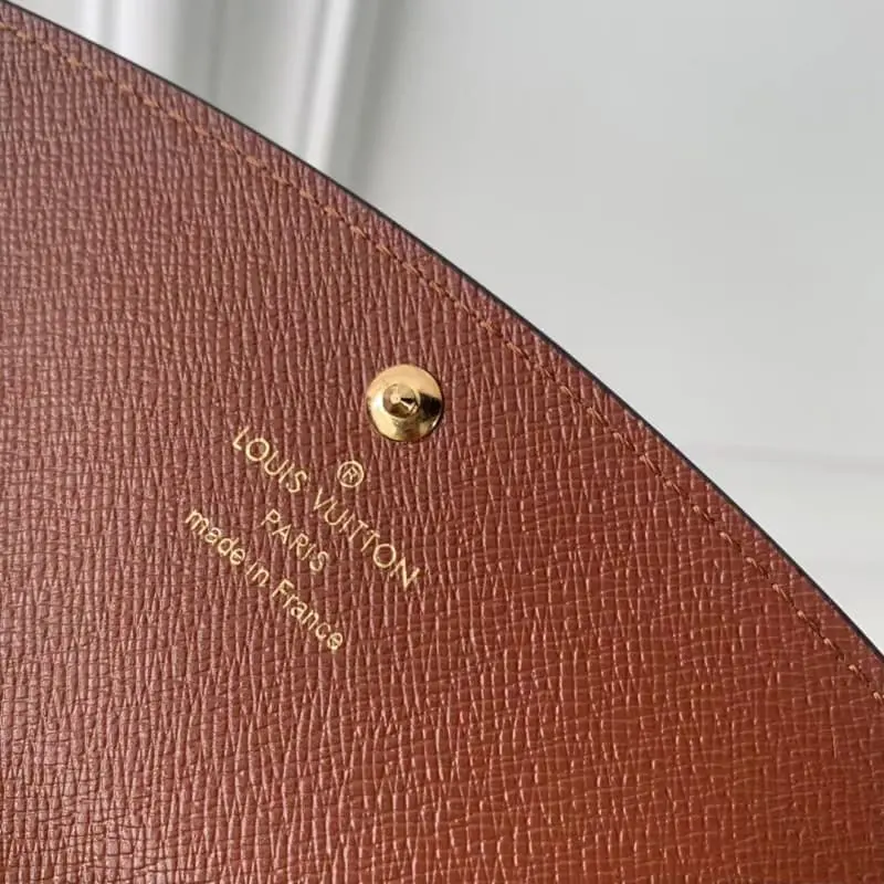 M60697 Gold button brown 19x10cm High Quality Bags - Image 5