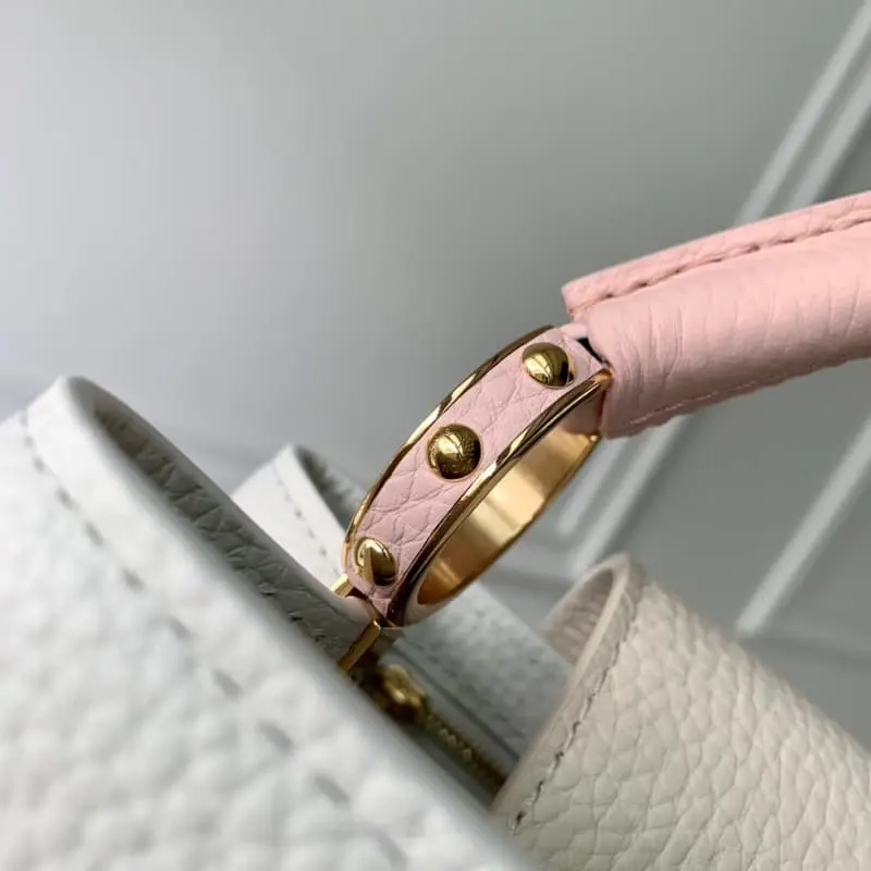 M20708 White with powder 27x18x9cm High Quality Bags - Image 7