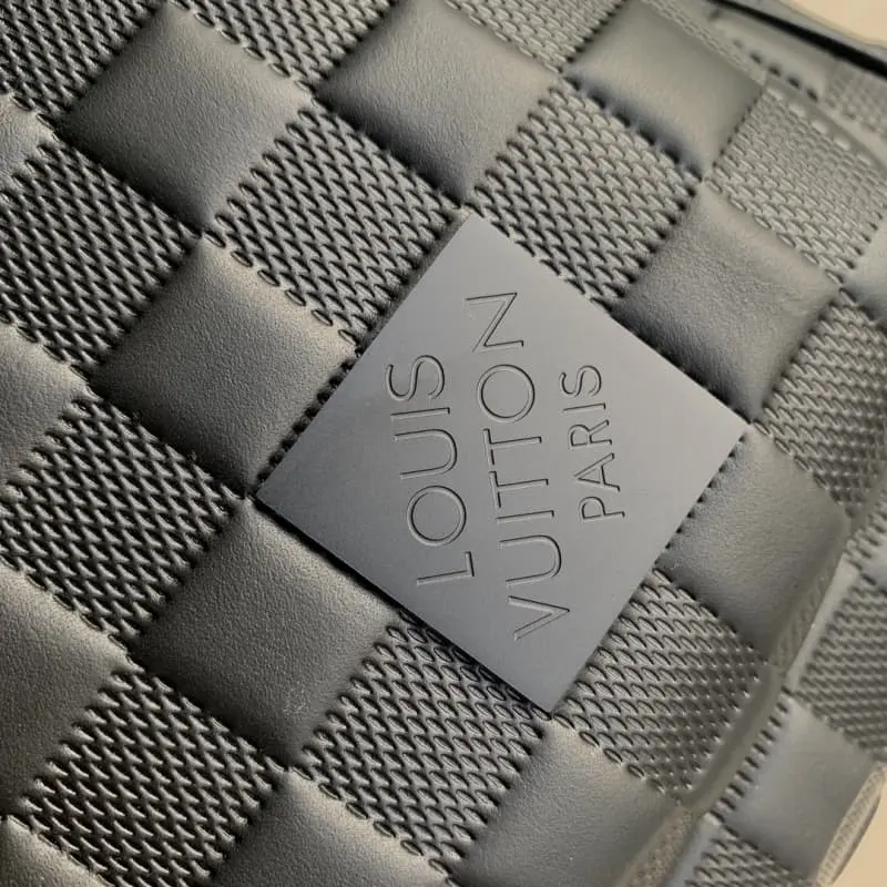 N40501 Black full leather embossed 40x31x15cm High Quality Bags - Image 5